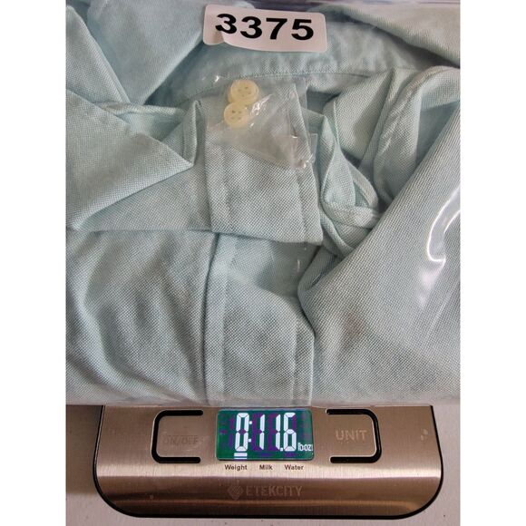 Ralph Lauren Colored Pony Light Blue Long Sleeve Men's Button Shirt - 15.5 neck - Picture 8 of 8